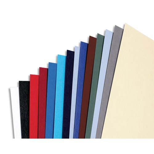 GBC - Plats de couverture - Boites de 100 - Rouge - Toucher cuir